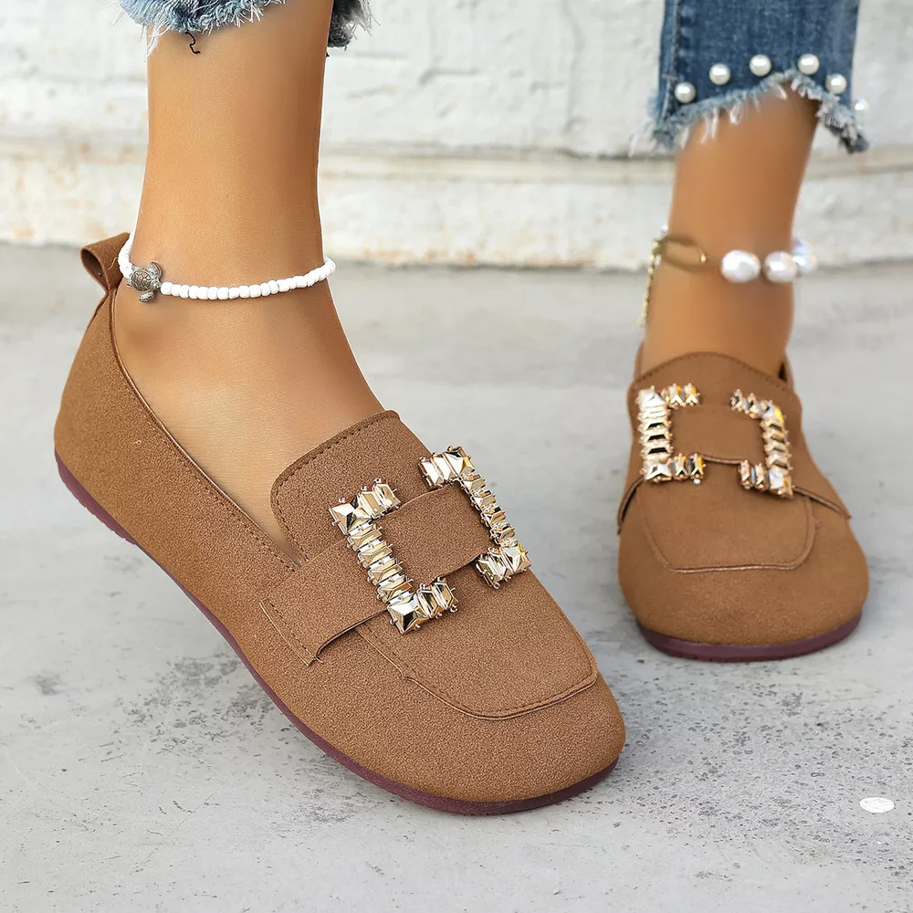 Decor Buckle Round Toe Slip-On, image 7
