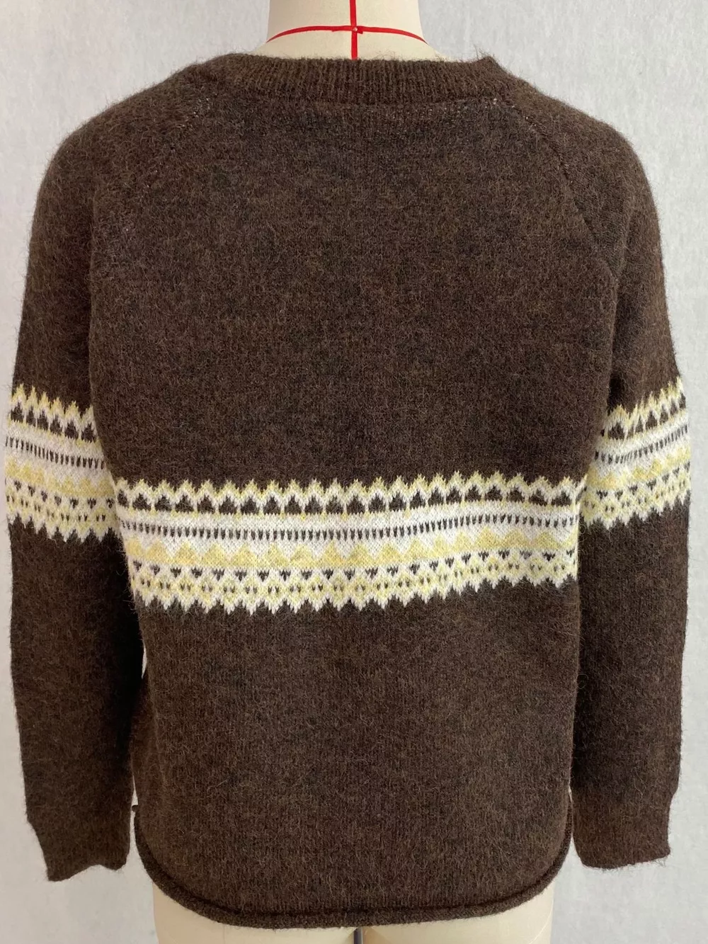 Geometric Button Down Knit Cardigan, image 16