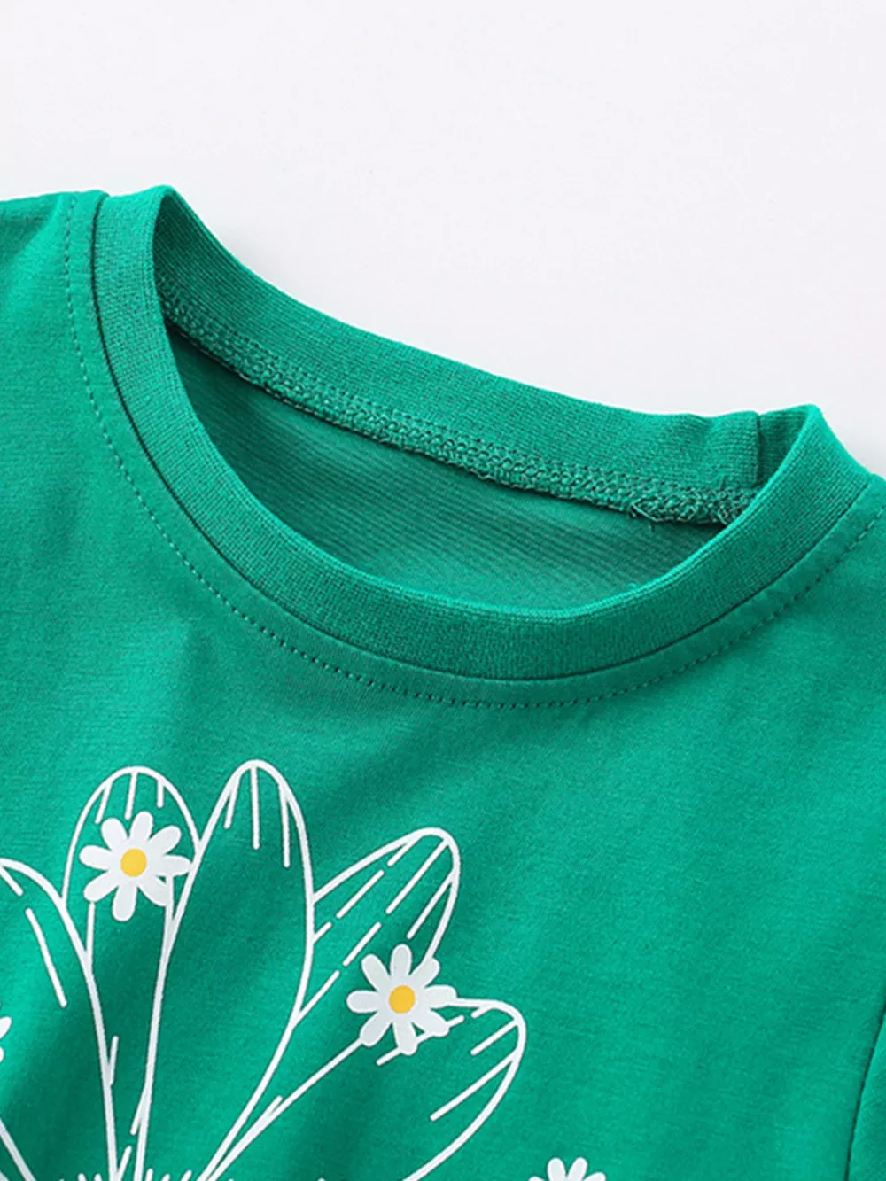 Children's Daisy Ruffle Hem Short Sleeve T-Shirt, image 3