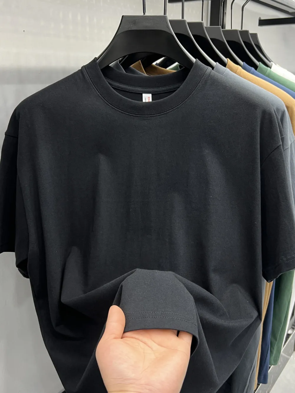 Men's Plus Size Round Neck Short Sleeve T-Shirt, image 8