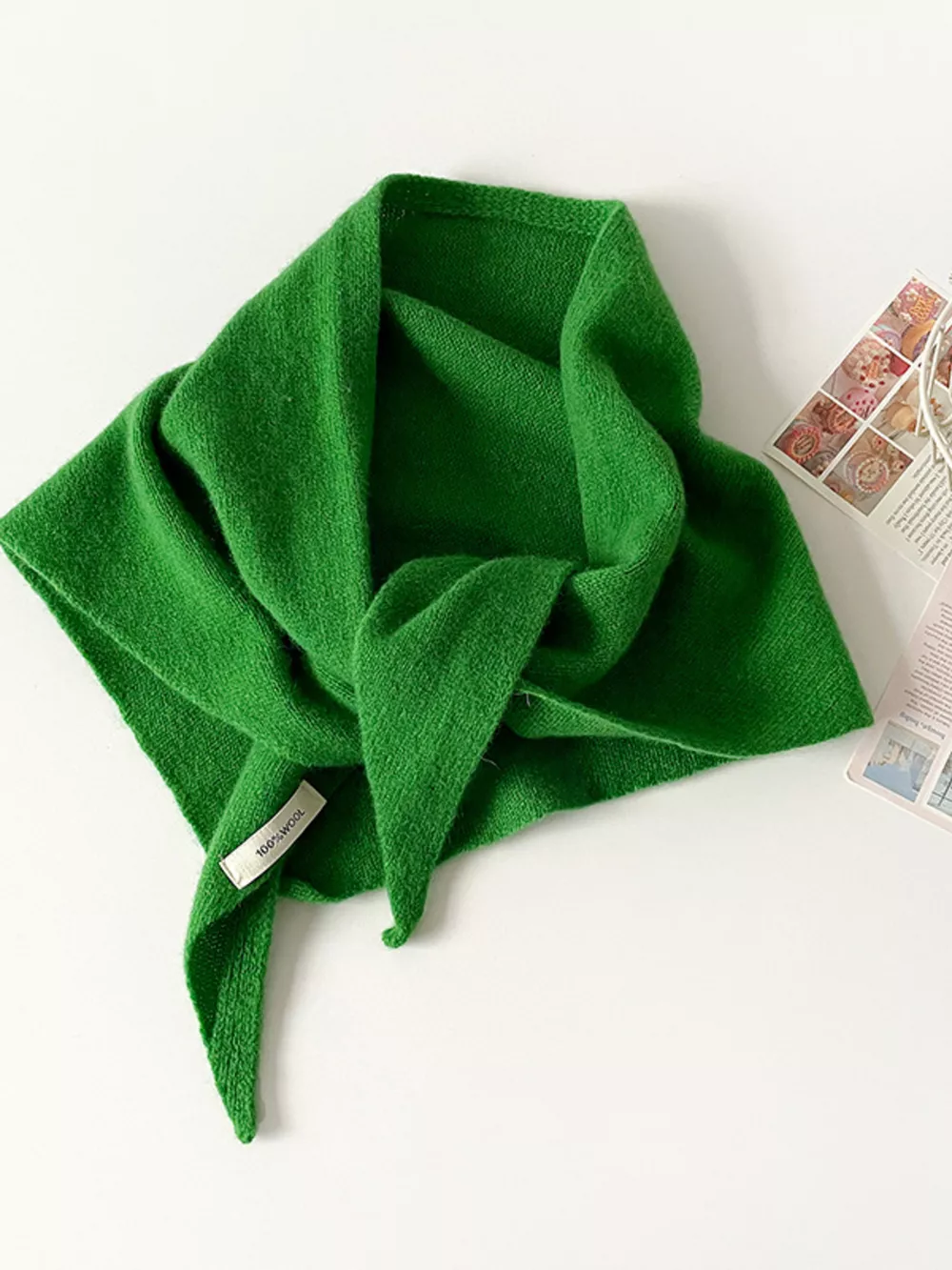 Solid Color Knit Scarf, image 5