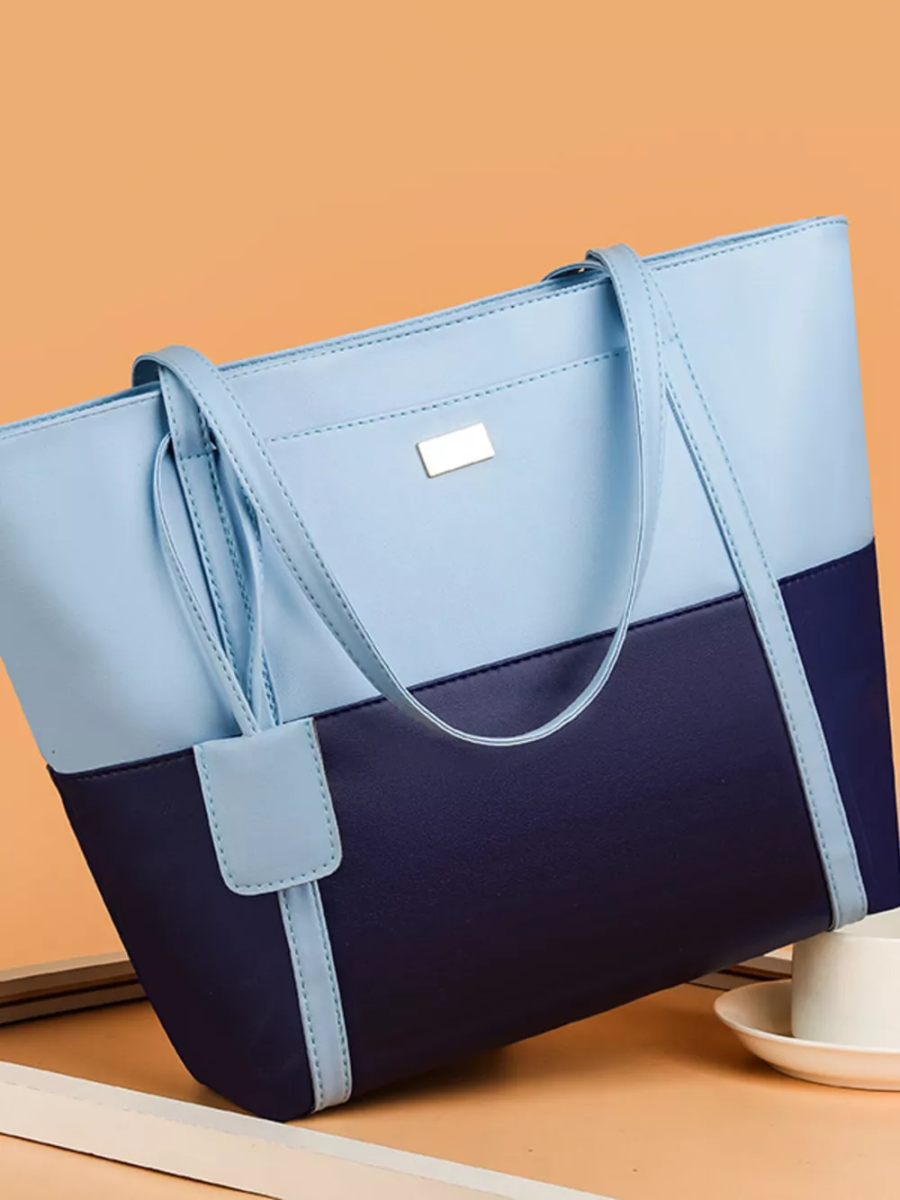 Two-Tone Tote Bag, image 6