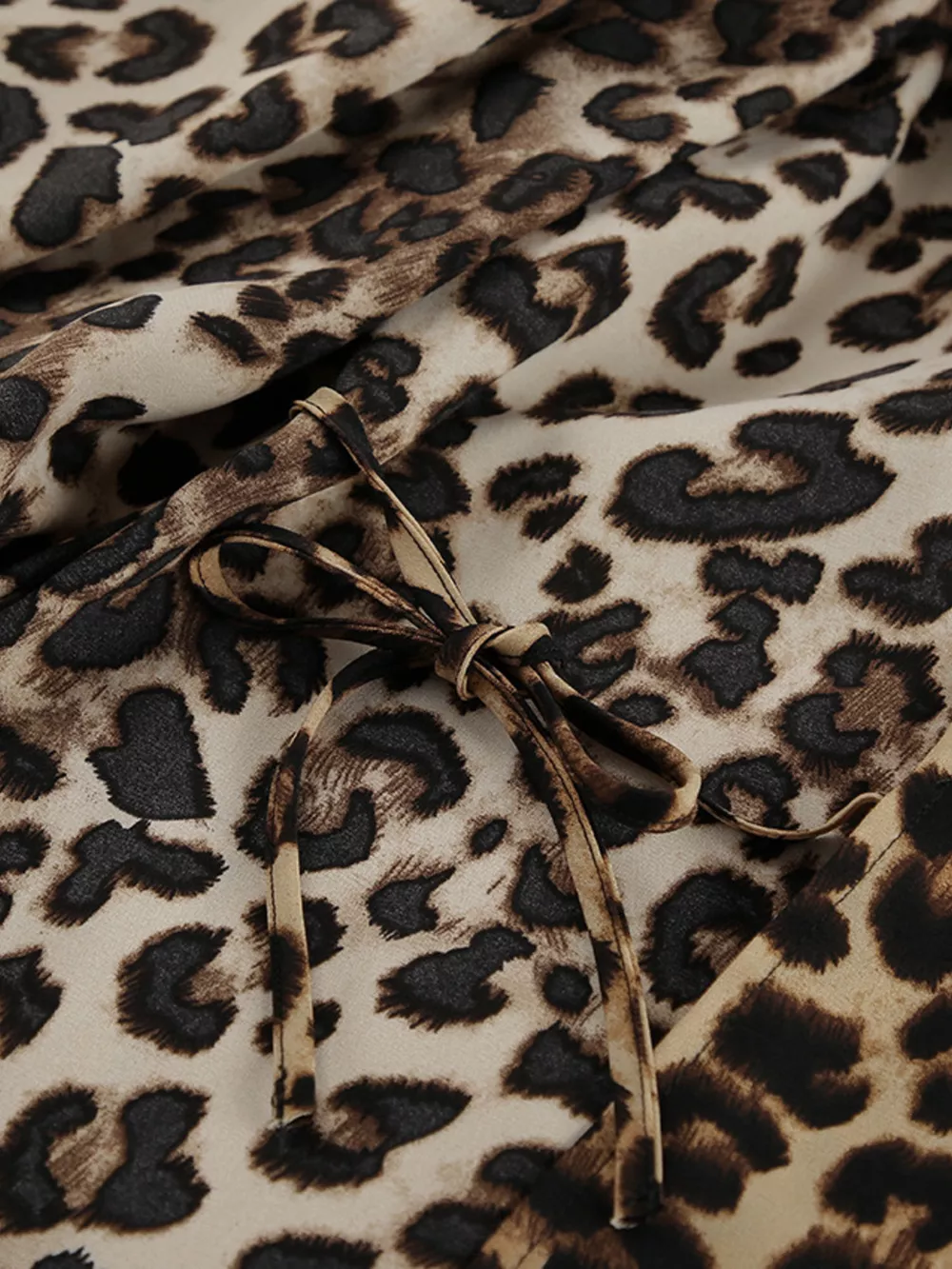 Leopard Cardigan and Wide Leg Pants Lounge Set, image 13