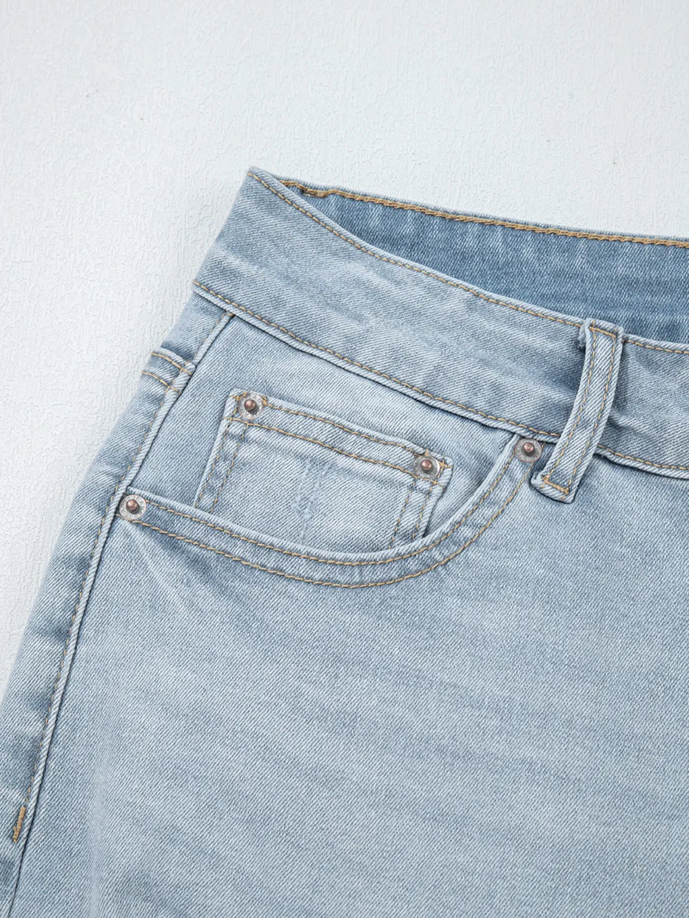 Mid Rise Ankle-Length Distressed Skinny Jeans, image 7