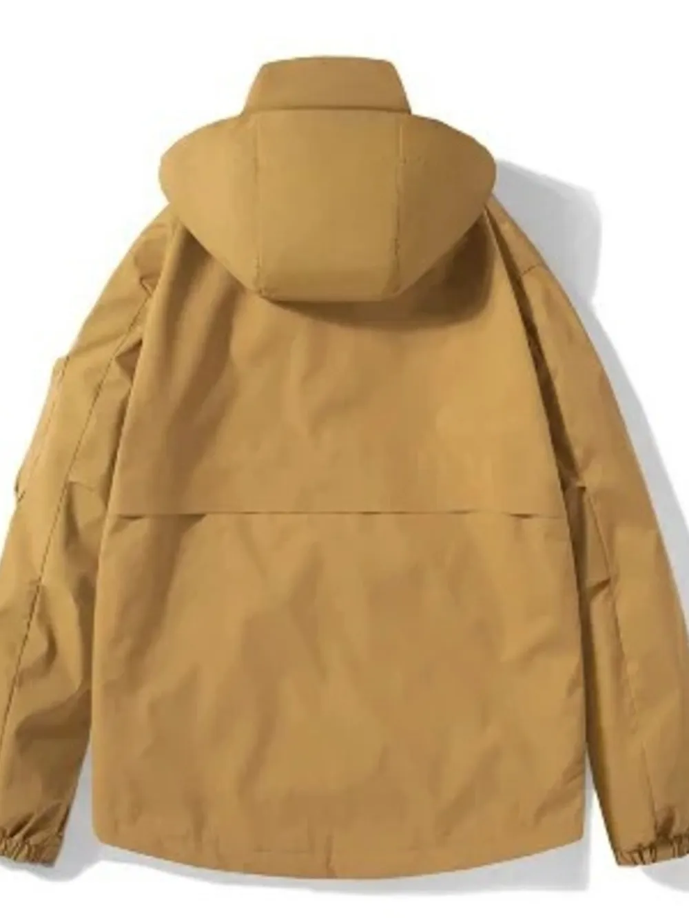 Men's Plus Size Zip Up Long Sleeve Hooded Jacket, image 3