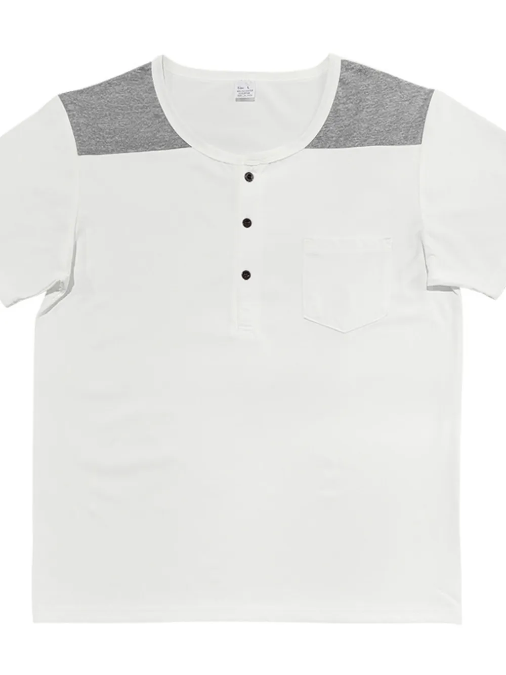 Men's Full Size Round Neck Short Sleeve T-Shirt Plus Size, image 5