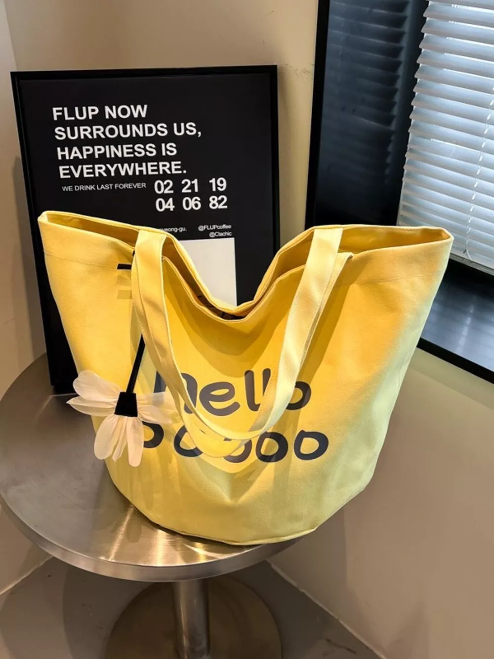 Letter Canvas Tote Bag, image 11