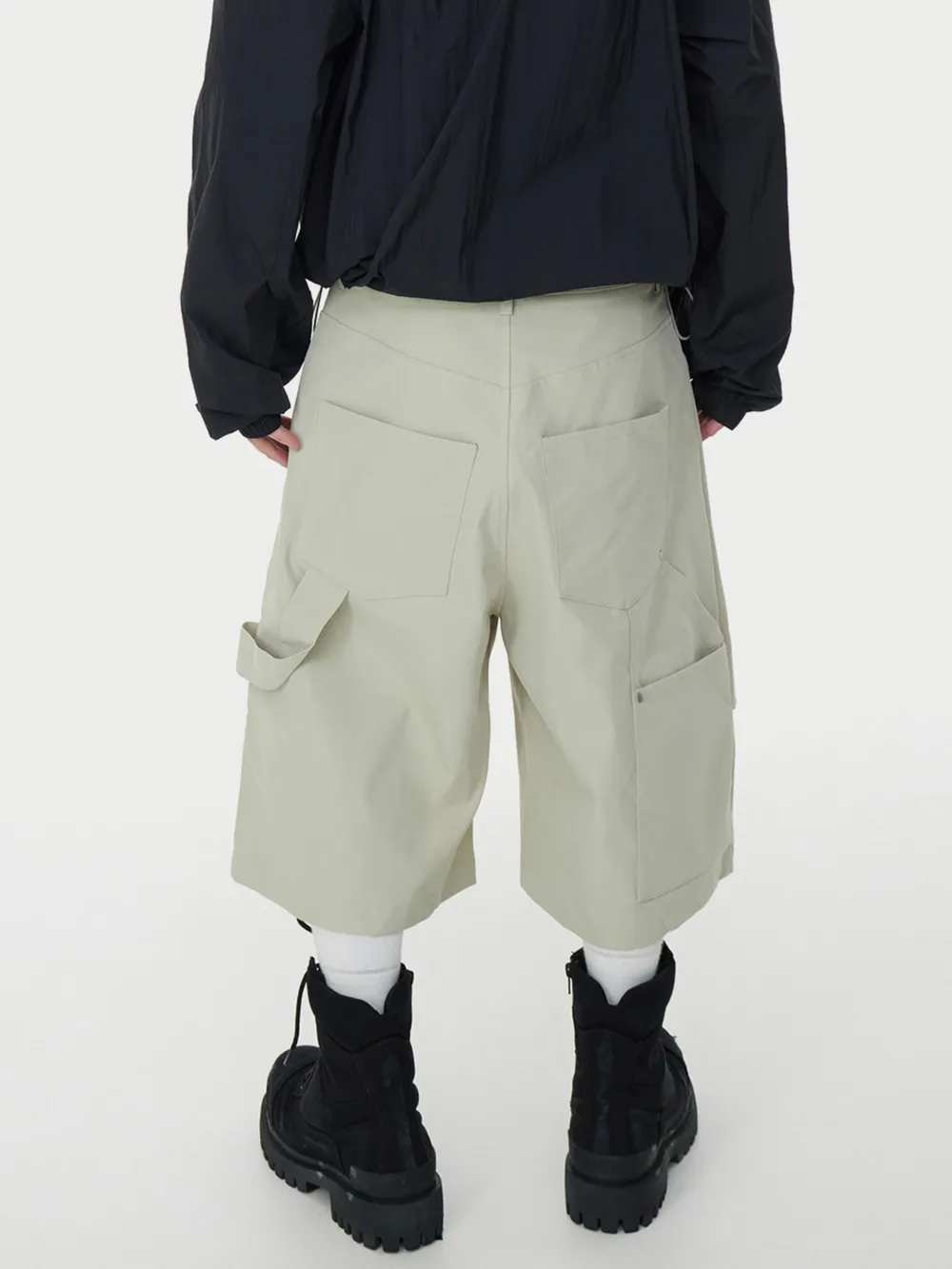 Men's Wide Leg Cargo Shorts, image 3