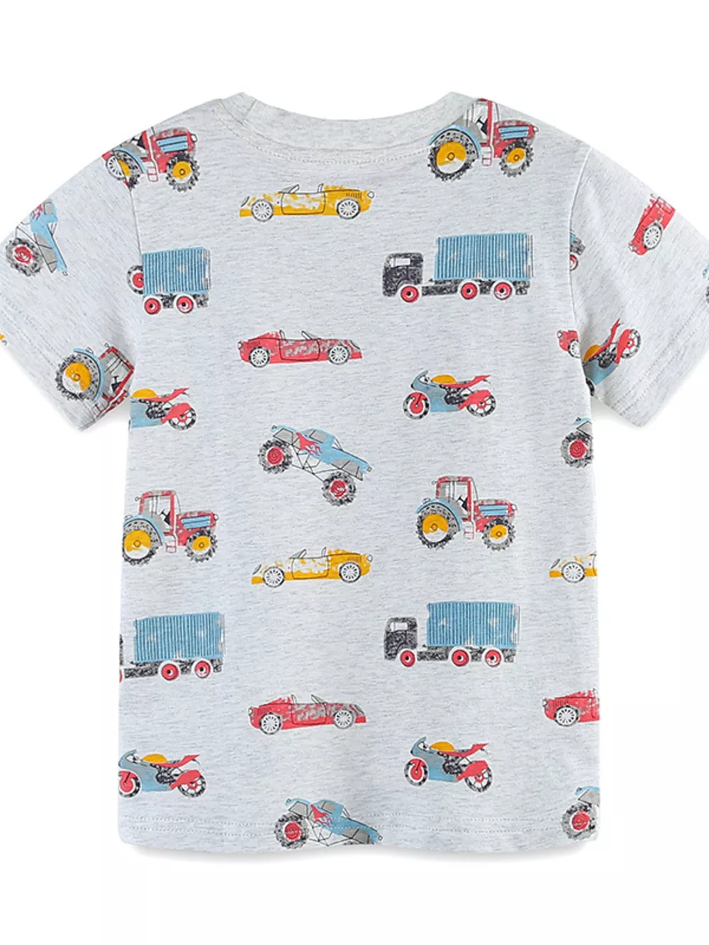 Children's Vehicle Print Short Sleeve T-Shirt, image 4