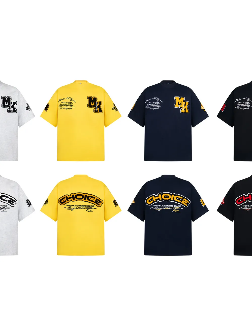 Men's Oversized Letter Short Sleeve T-Shirt, image 10