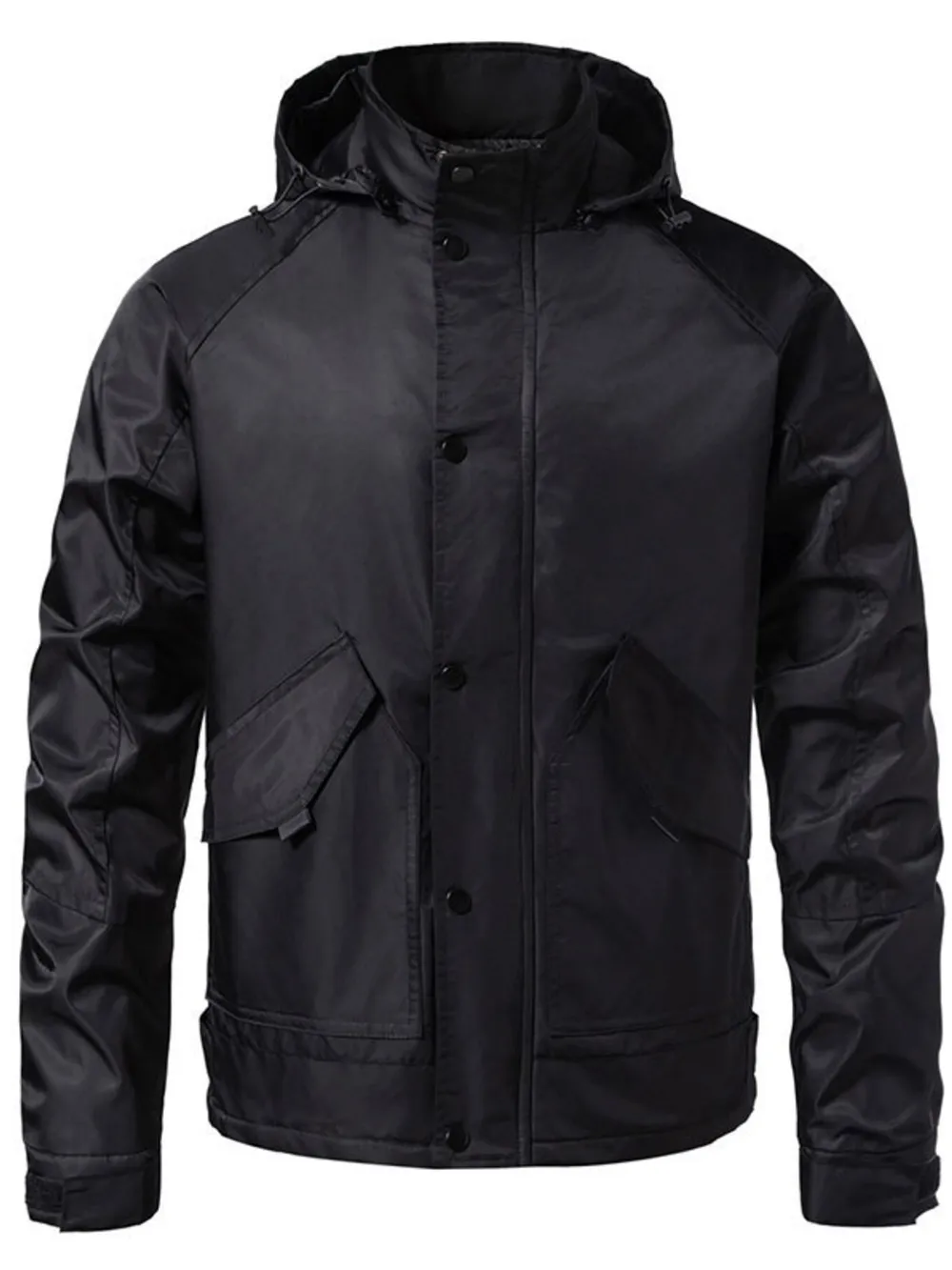 Men's Waterproof Windbreaker Hooded Tactical Jacket, image 2