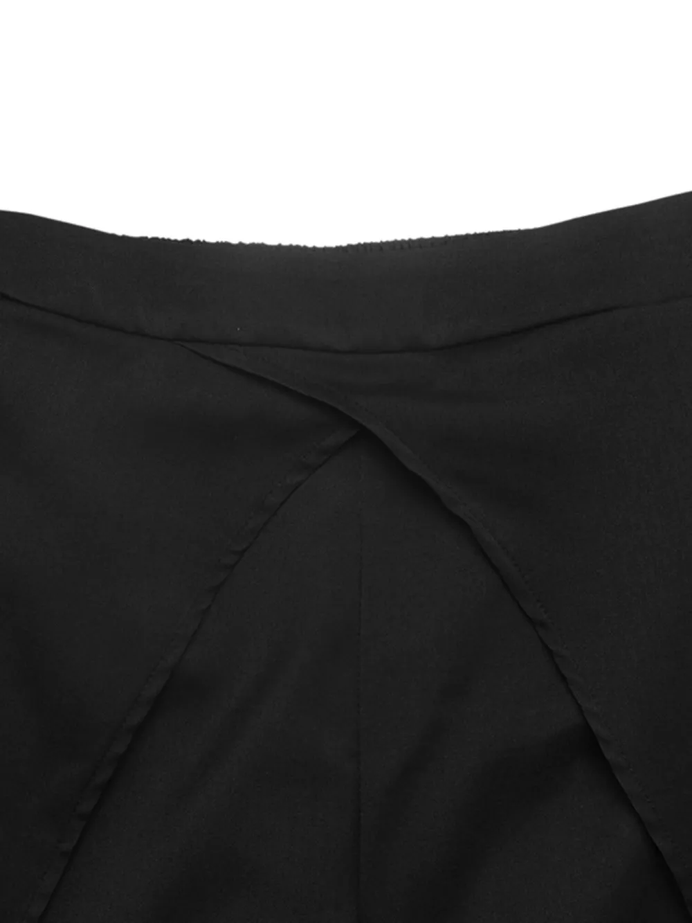 Wide-Leg Pants with Overlap Front Detail, image 9