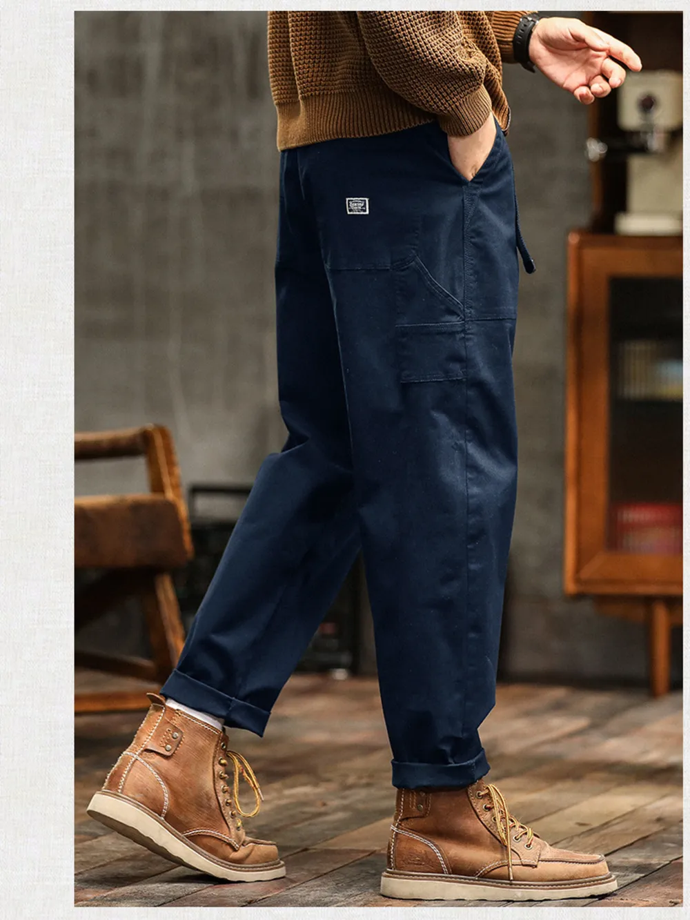 Men's Wide Leg Pants, image 8