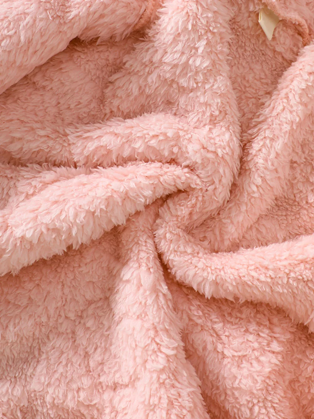 Children's Heart Pattern Fuzzy Hooded Outerwear, image 5