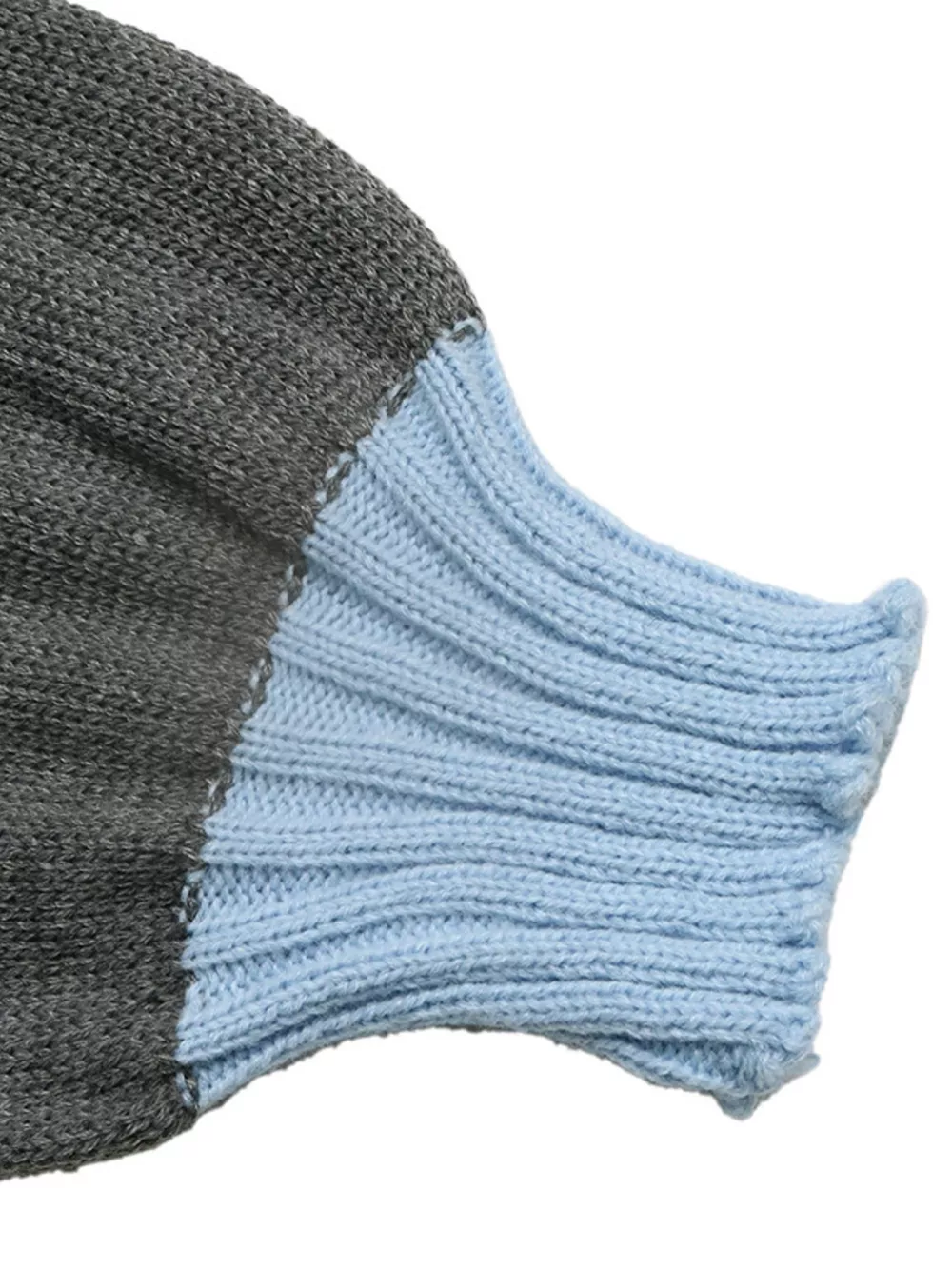 Contrast Trim Crew Neck Sweater, image 8
