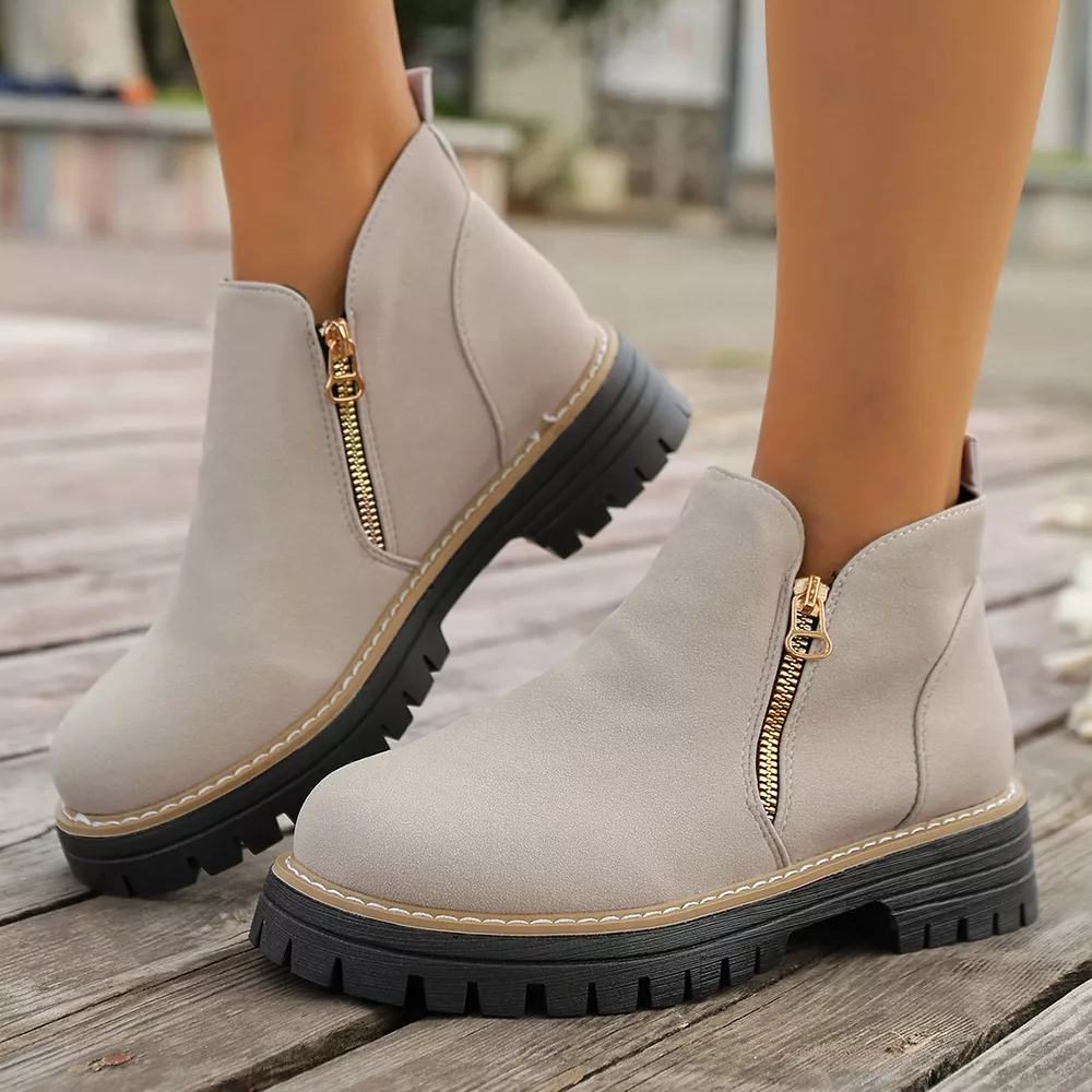 Side Zipper Ankle Boots, image 14
