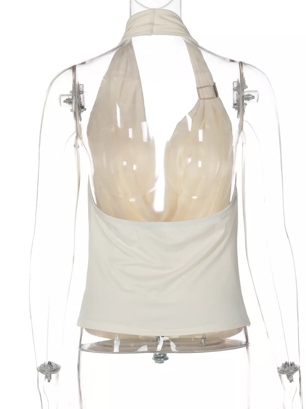 Halter Neck Ruched Tank, image 9