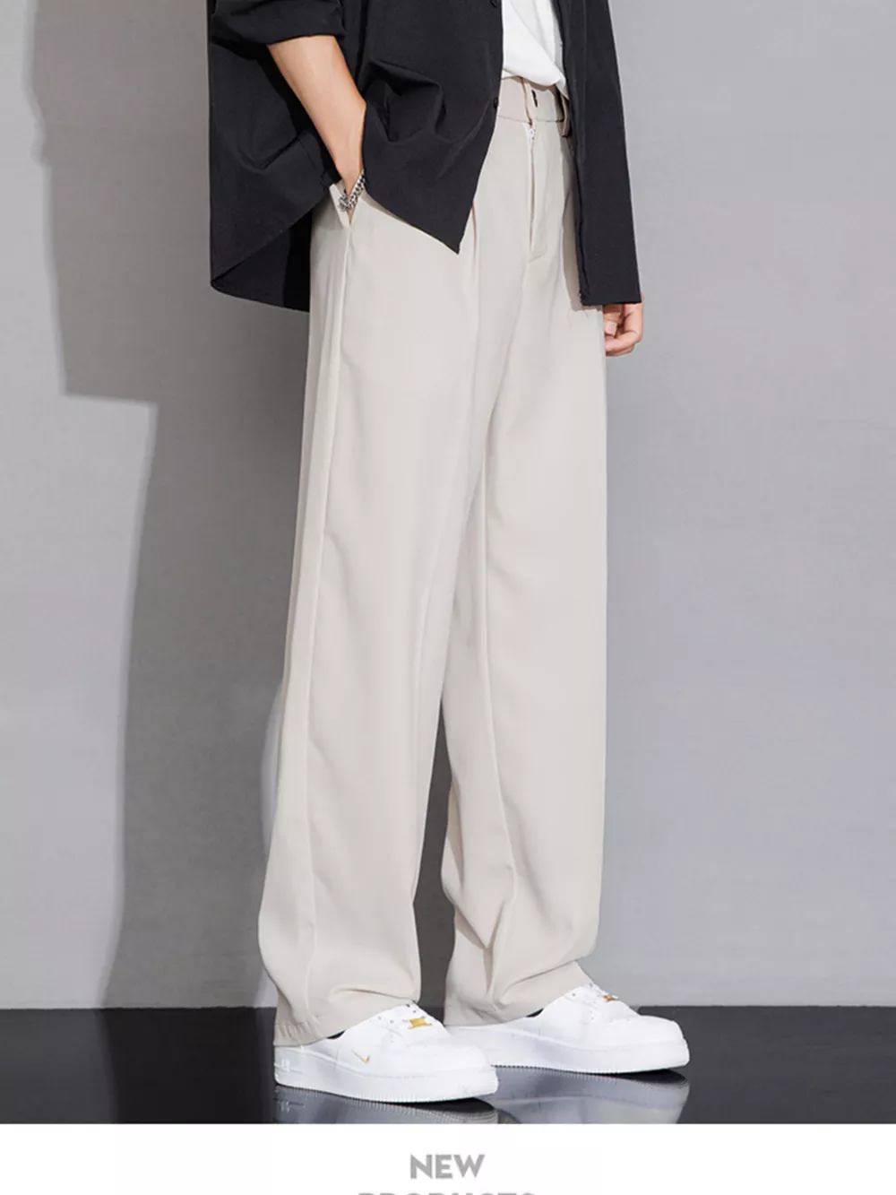 Men's Full Size Wide Leg Casual Pants Plus Size, image 3