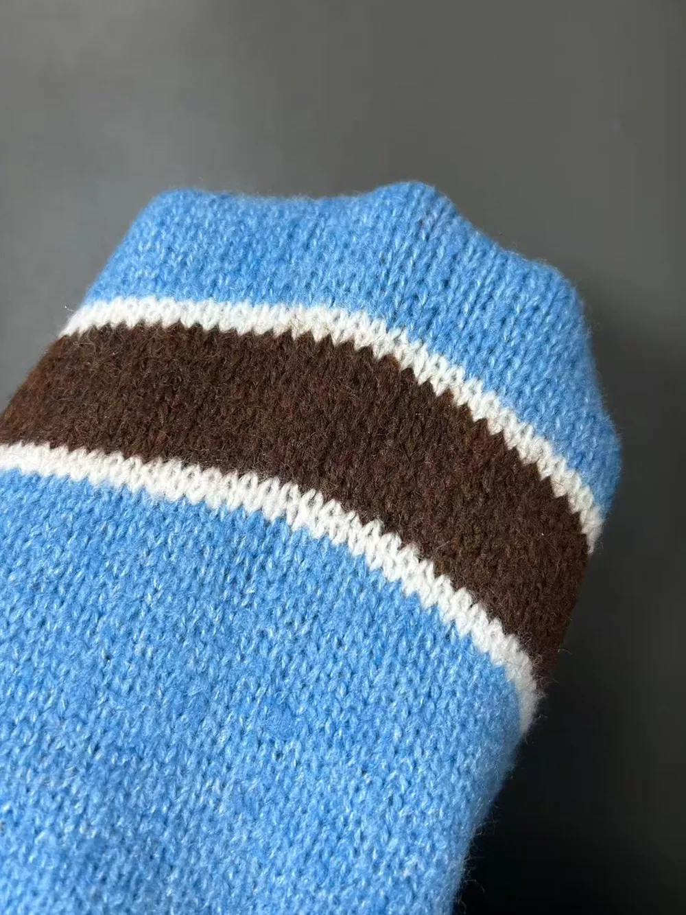 Striped Button Detail Sweater, image 7