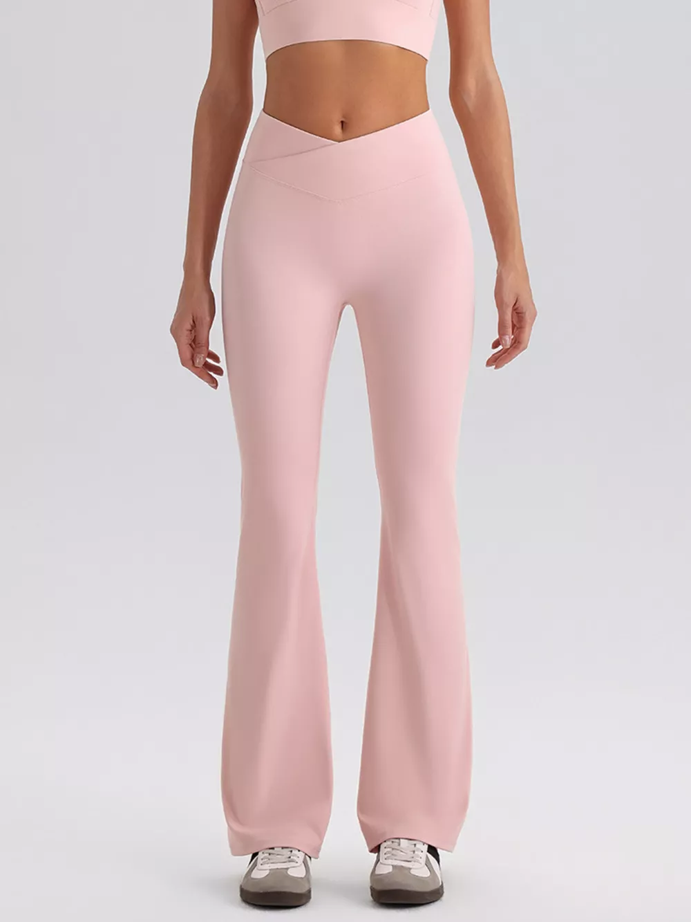 Seamless Criss-Cross V-Neck Tank and Leggings Active Set, image 22