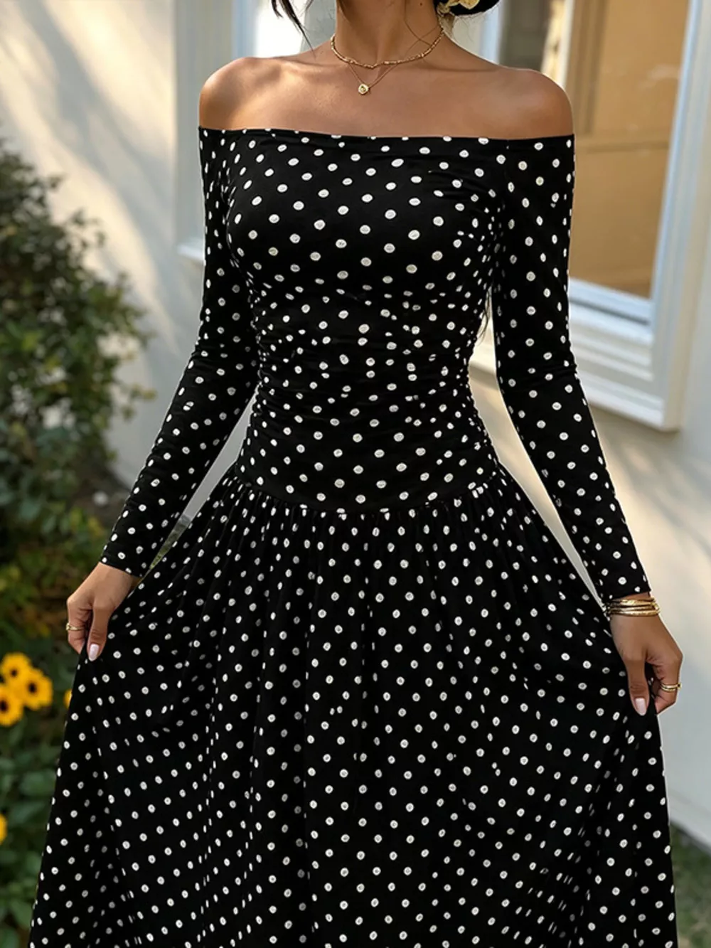 Off-the-Shoulder Maxi Dress, image 16