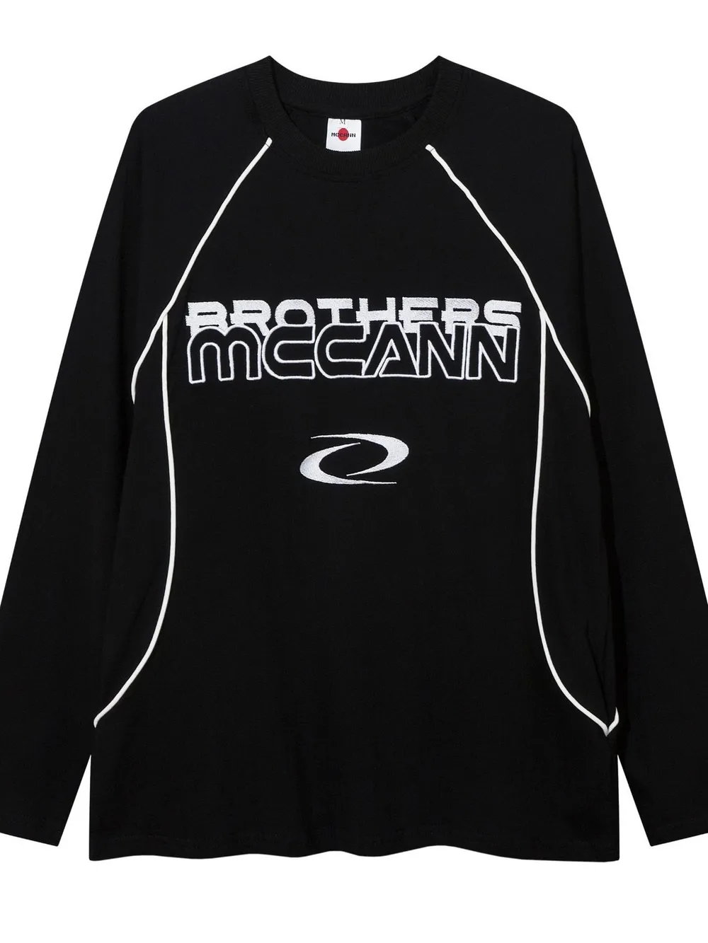 Men's Contrast Stitching Round Neck Letter Graphic T-Shirt