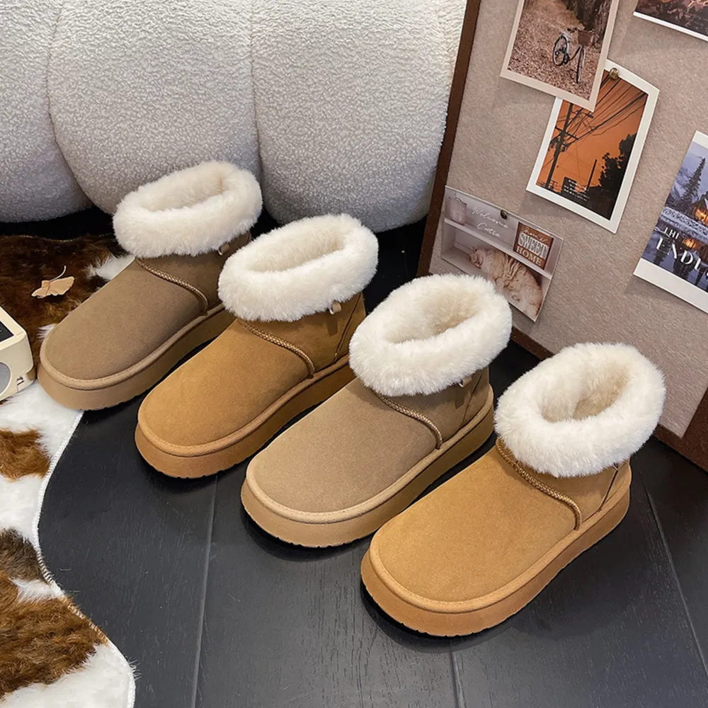 Round Toe Platform Boots, image 3