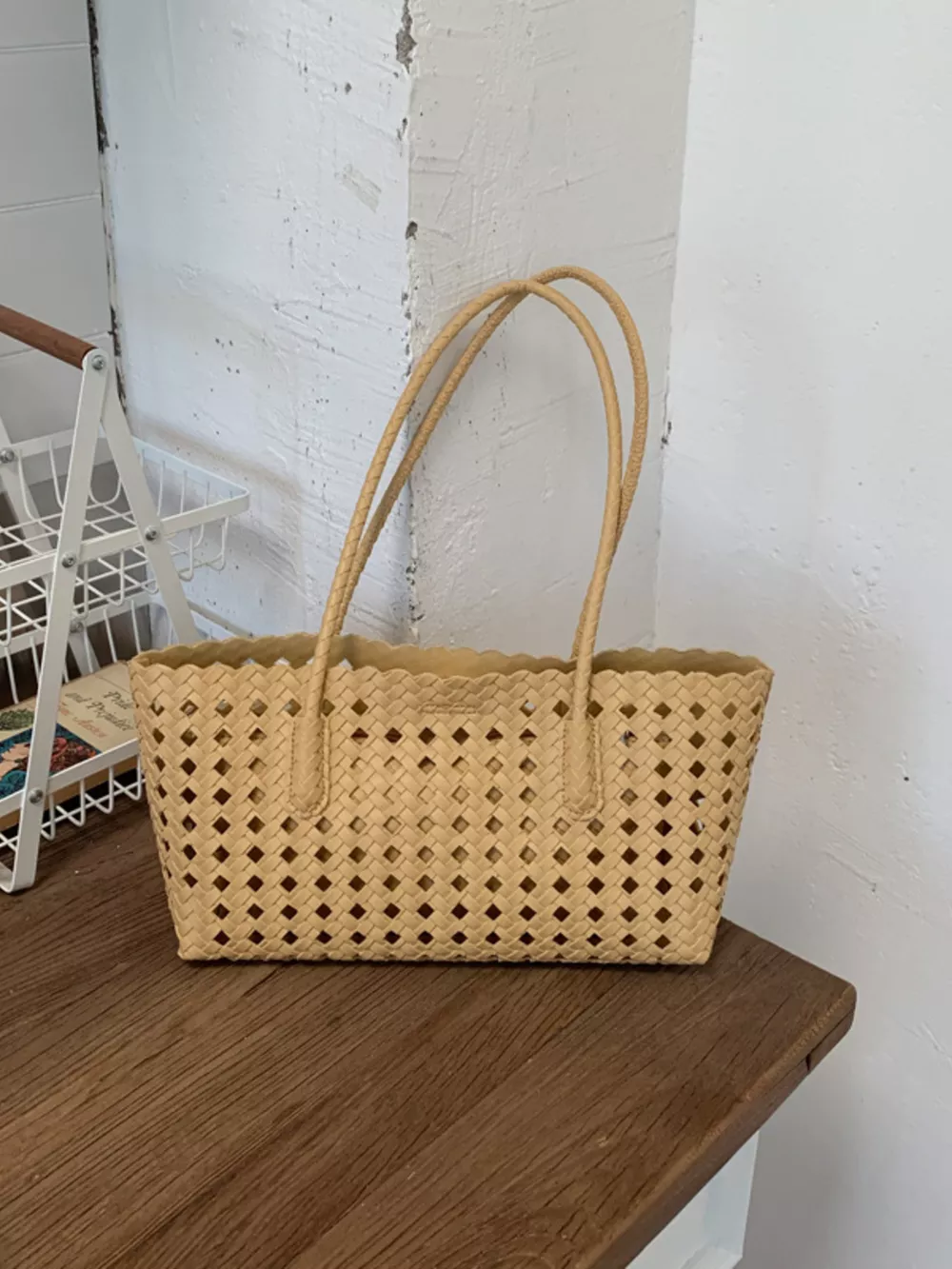 Woven Hollow-Out Shoulder Bag, image 10