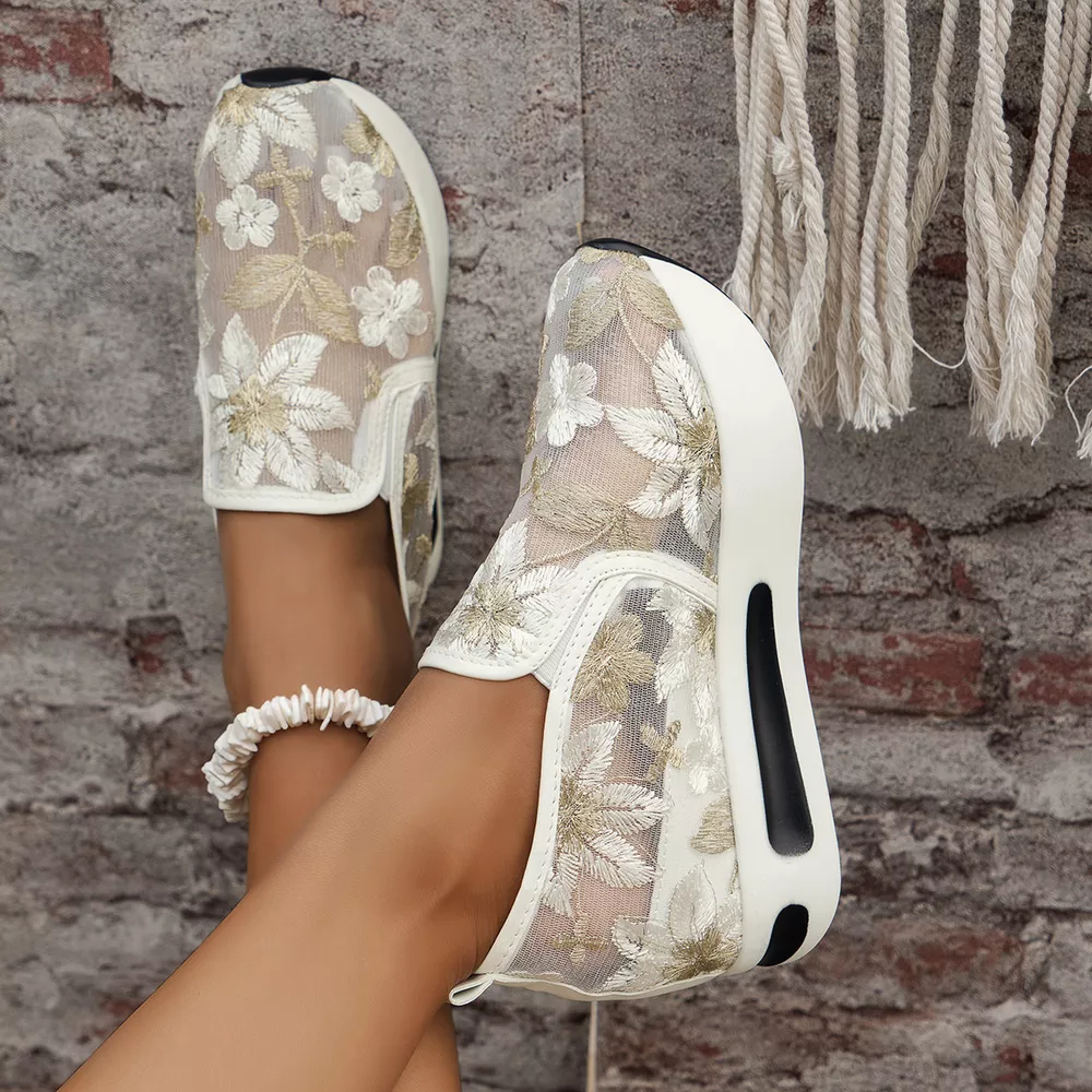Round Toe Platform Slip-Ons, image 9