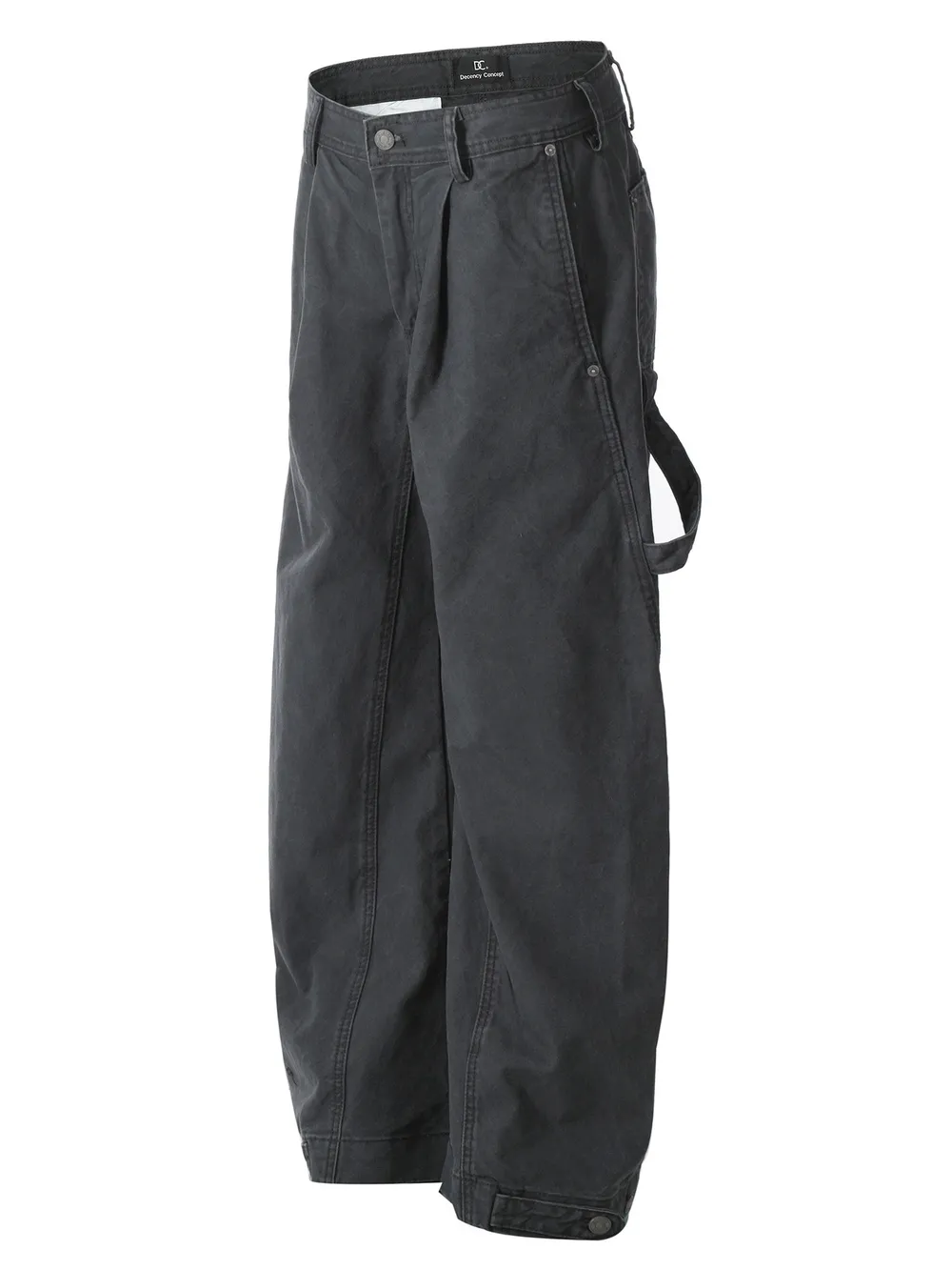 Men's Wide Leg Washed Jeans, image 3
