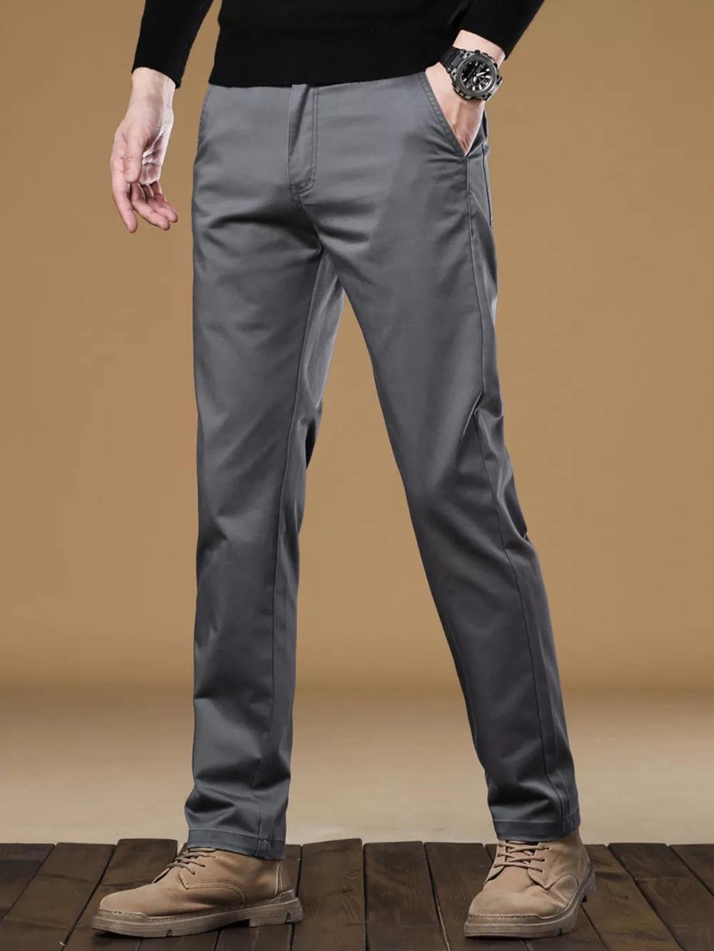 Men's Stretch Fit Casual Pants, image 9