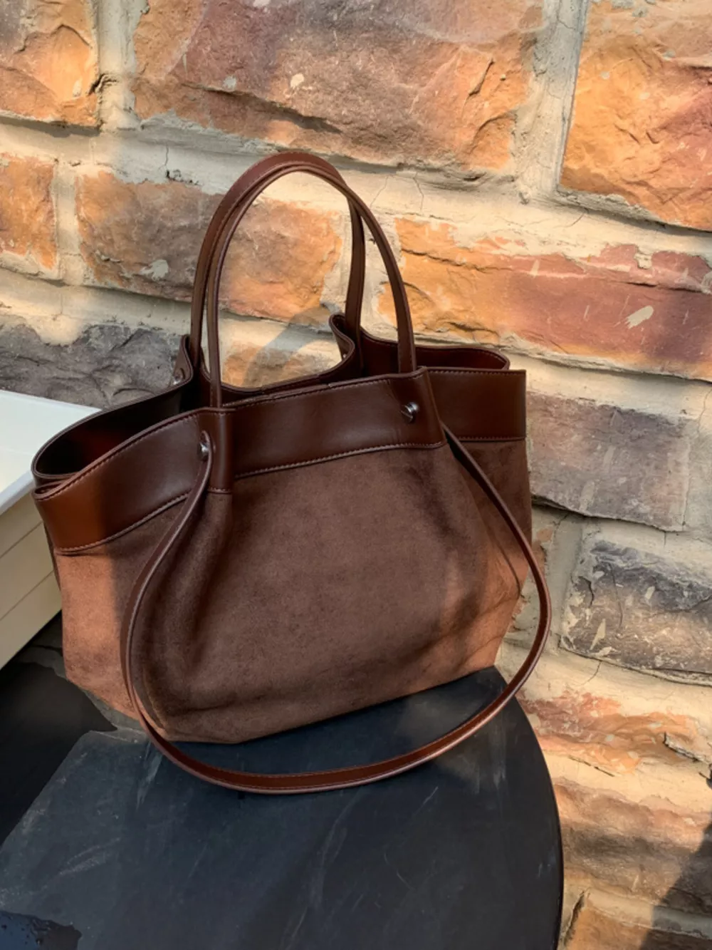 Lightweight Classic Color Tote Bag, image 4