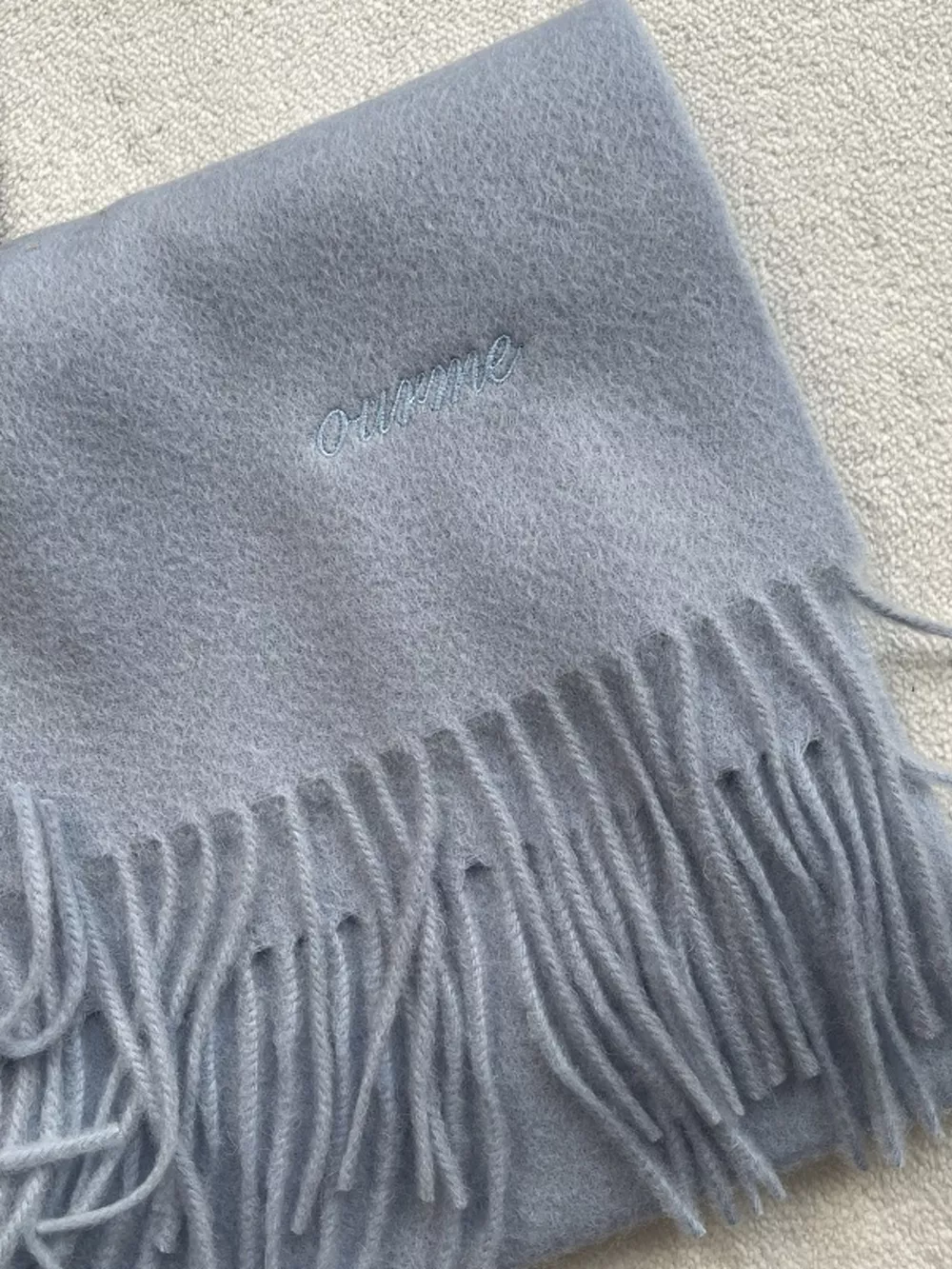 Fringe Solid Color Scarf, image 2