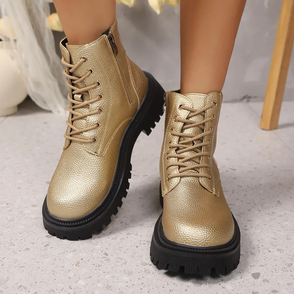 Lace Up Platform Boots, image 6