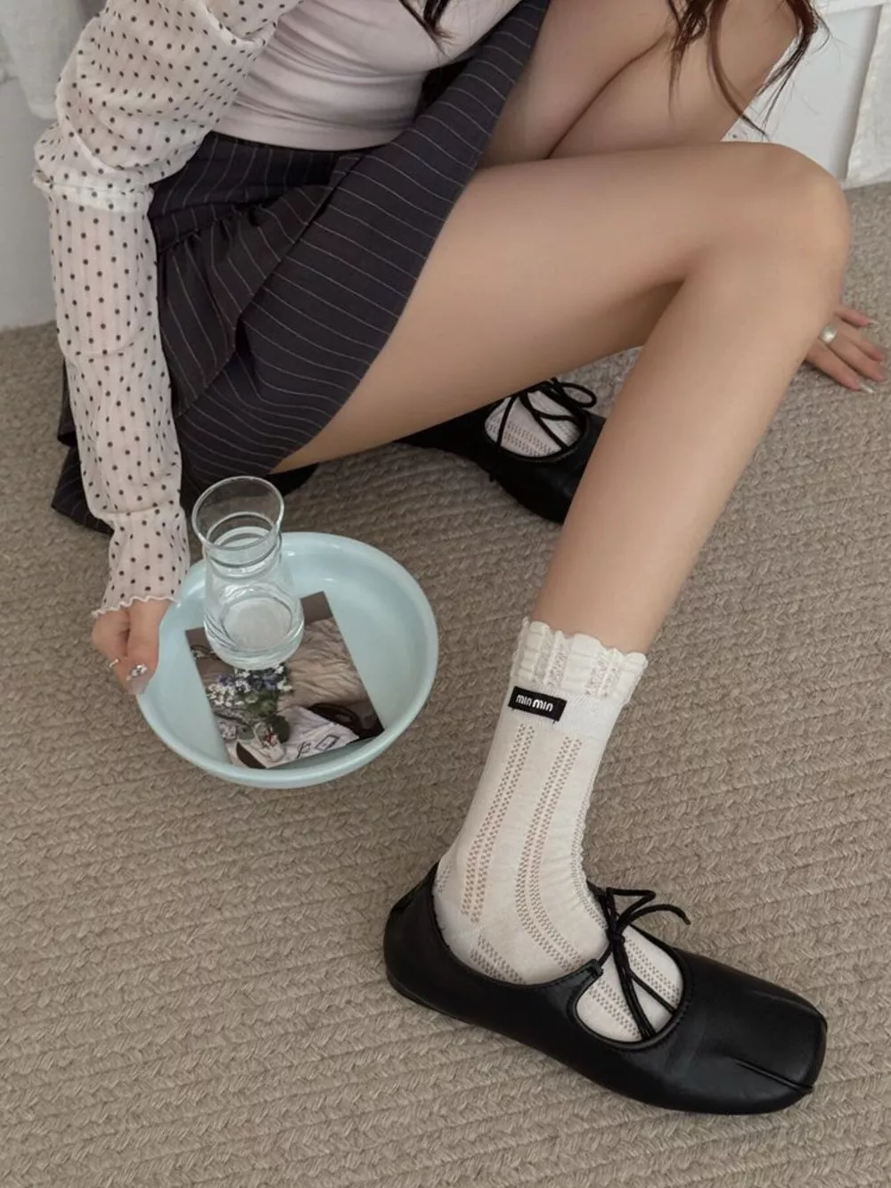 Knitted Crew Socks, image 9
