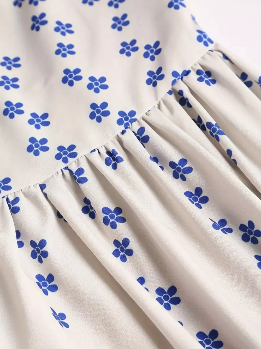 Sardine Print Spaghetti Strap Midi Dress, image 6