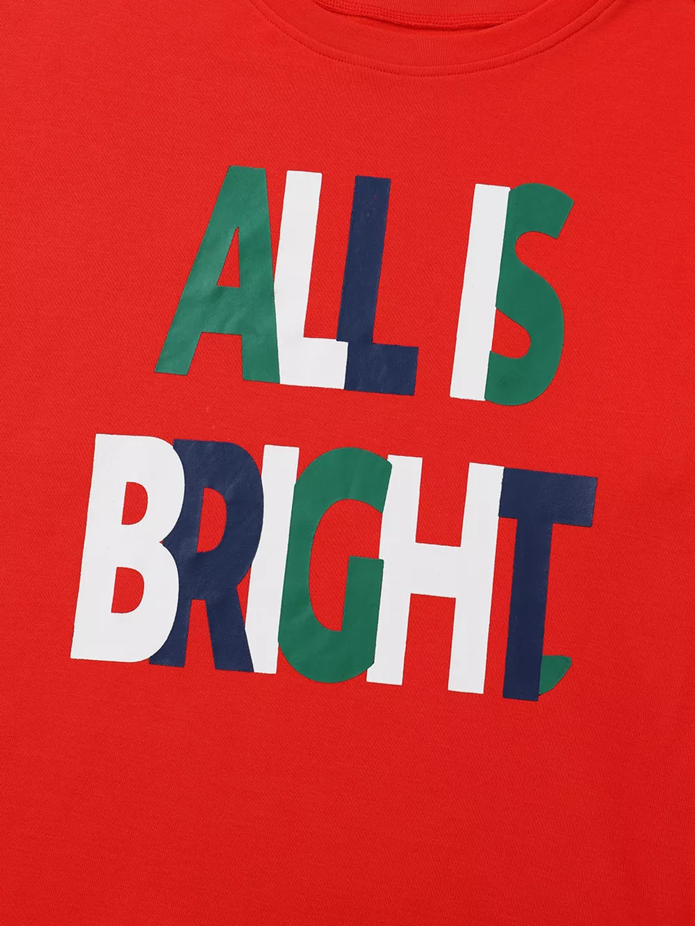 ALL IS BRIGHT Graphic Christmas Plaid Pajamas Set, image 7