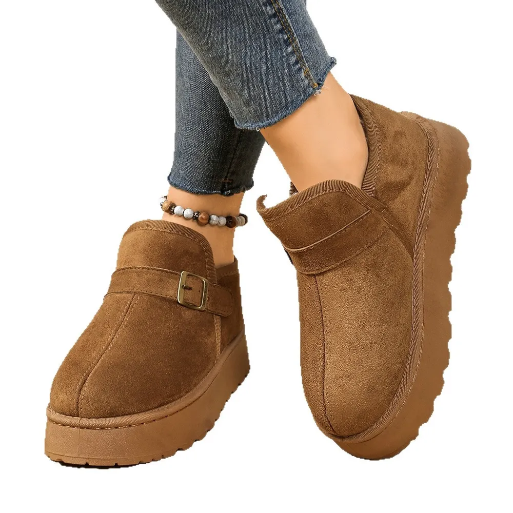Round Toe Platform Boots, image 4