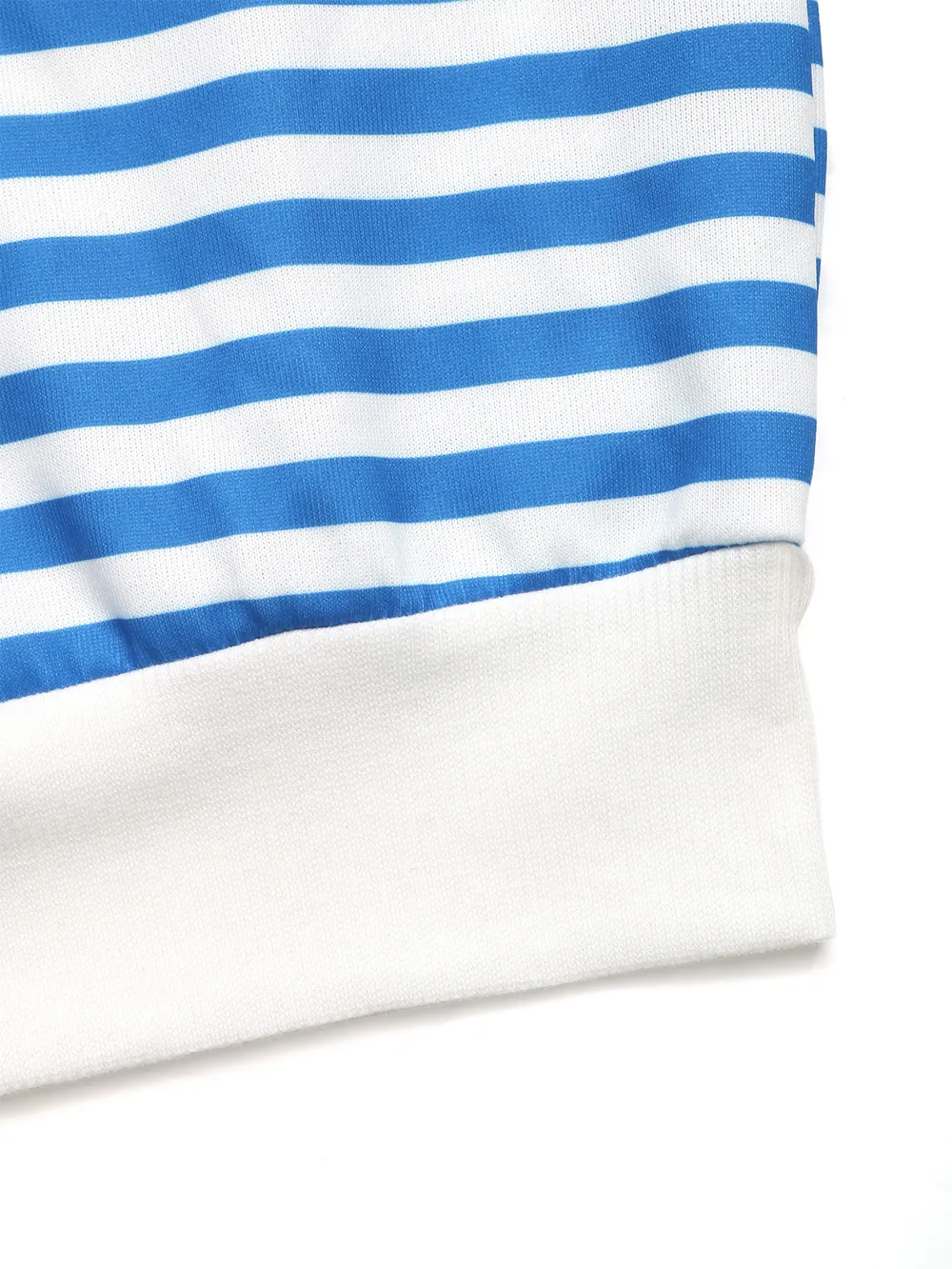 Striped Quarter Zip Long Sleeve Hoodie, image 5