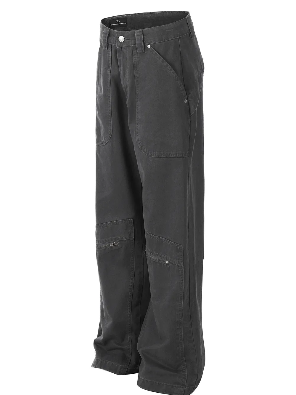 Men's Oversized Wide Leg Jeans with Multiple Pockets, image 2