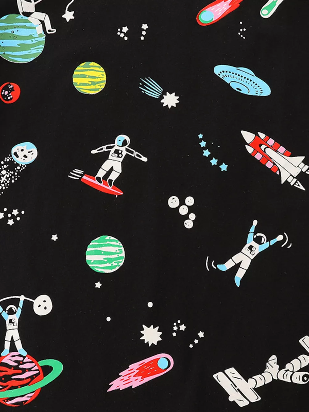 Children's Space Adventure Graphic T-Shirt, image 3