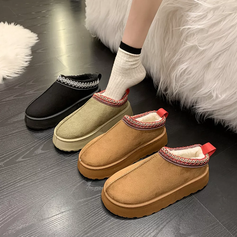 Round Toe Platform Slip-Ons, image 5