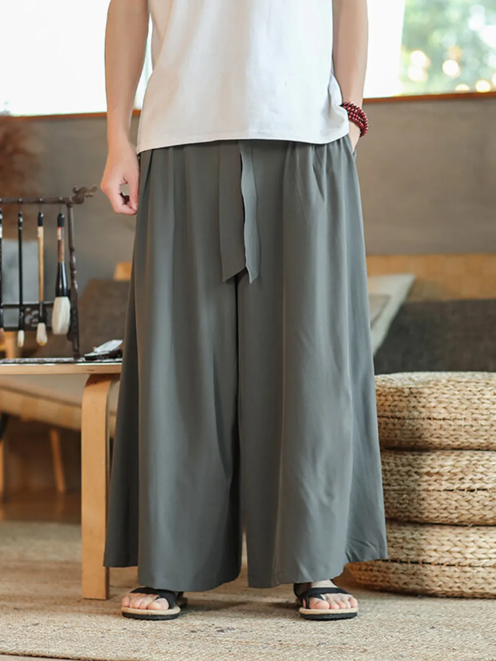Men's Plus Size Wide Leg Pants, image 5