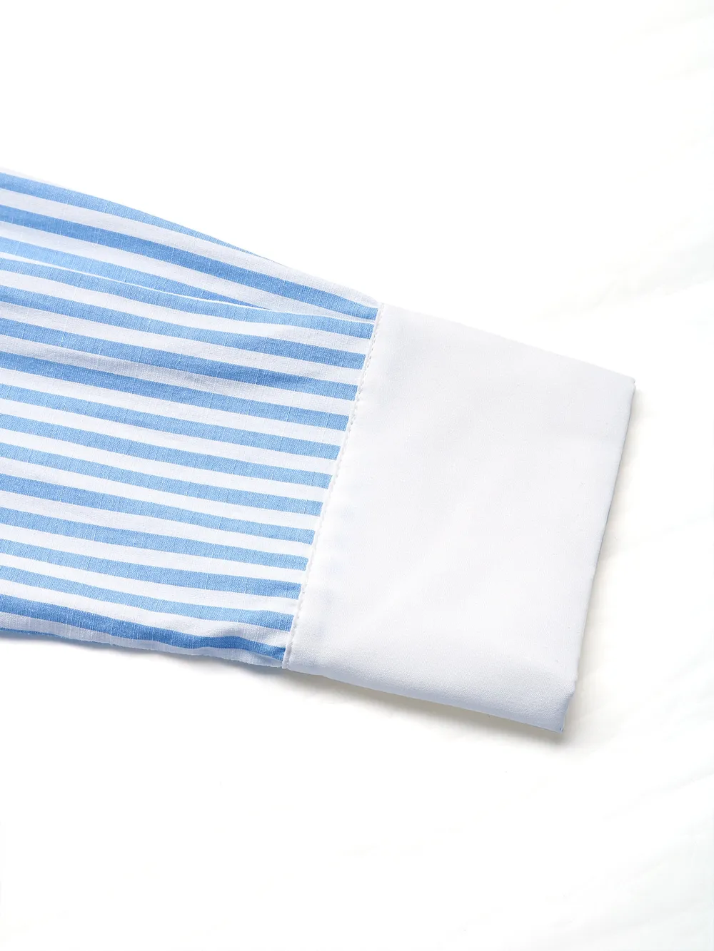 Striped Oversized Button-Up Shirt, image 5