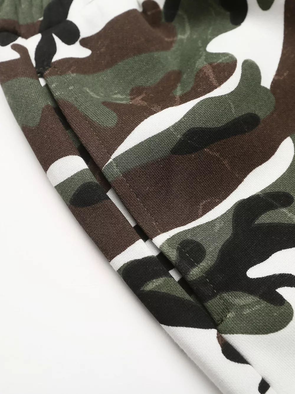 Men's Camouflage Print Capris, image 7