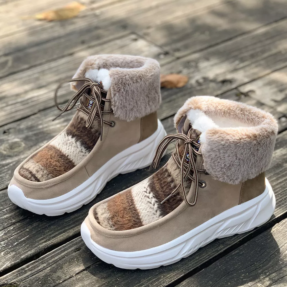 Warm Fur Lined Ankle Boots, image 4