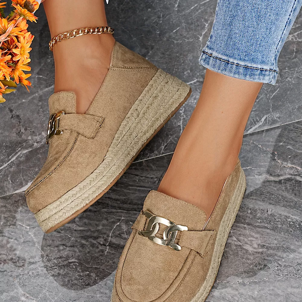 Round Toe Platform Loafers, image 4