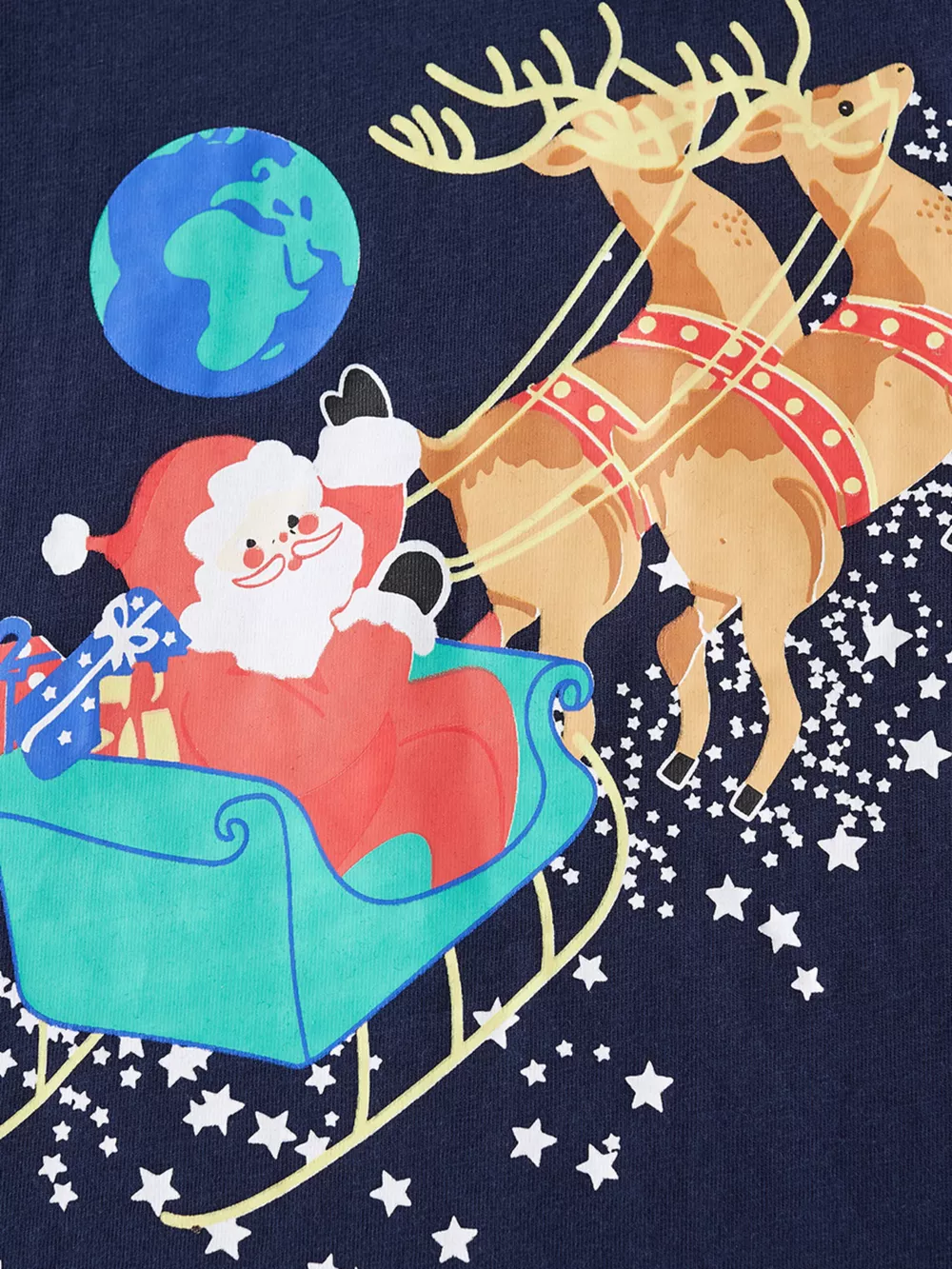 Children's Santa Graphic Long Sleeve T-Shirt, image 5