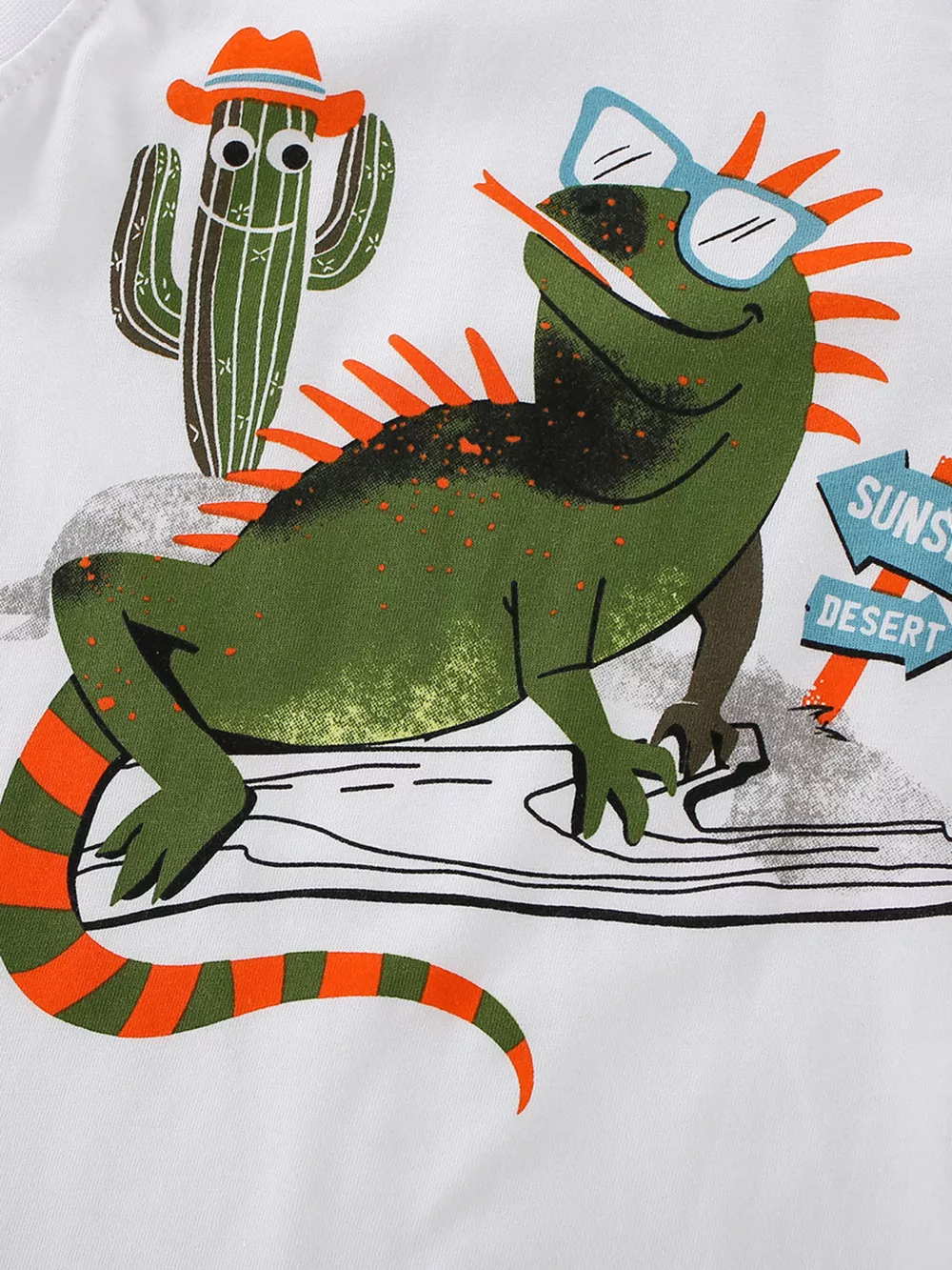 Children's Lizard Graphic Tank Top & Shorts Set, image 3