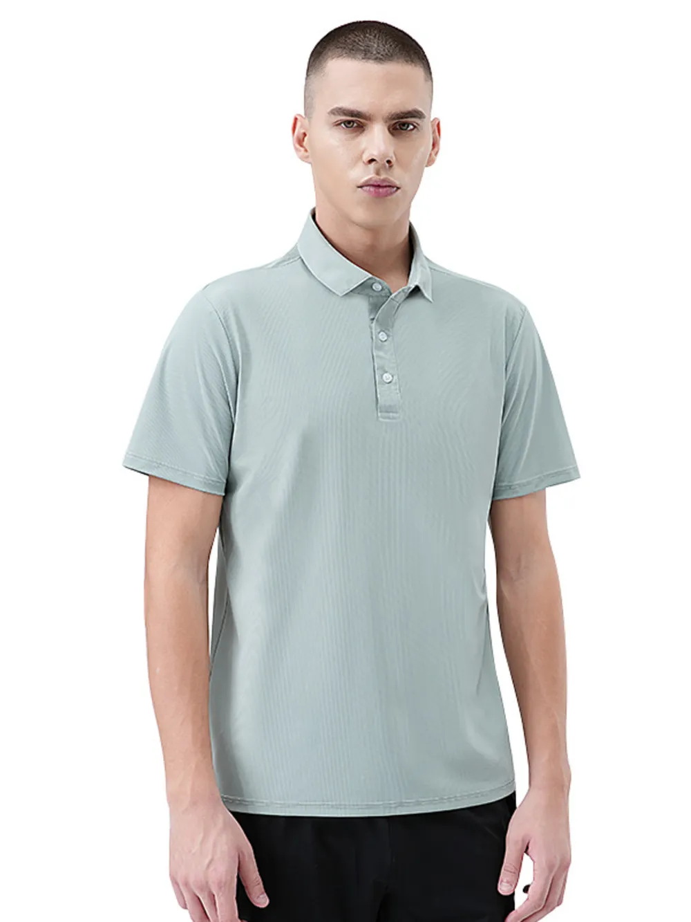 Men's Plus Size Short Sleeve Polo, image 2